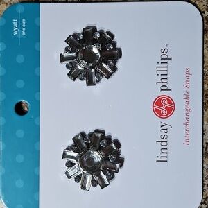 Lindsay Phillips Chic Silver Shoe Snaps